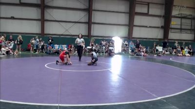 80-85 lbs 7th Place Match - Sulina King, The Fort Hammers Wrestling vs Lyla Brenner, Red Hawk Wrestling Academy
