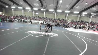 37 lbs Quarterfinal - Jett Rivas, Bayfield Youth Wrestling vs Carson Bailey, Stout Wrestling Academy