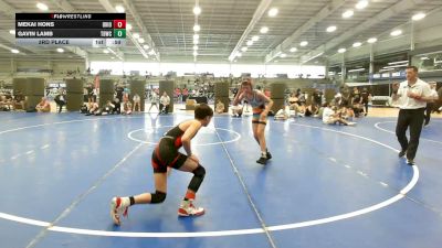 95 lbs 3rd Place - Mekai Hons, Ohio United - MS vs Gavin Lamb, TDWC Maniacs Blue - MS