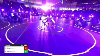 130 lbs Consi Of 4 - Sydnie Brown, Overton vs Rylan Hansen, Stanton Broncos