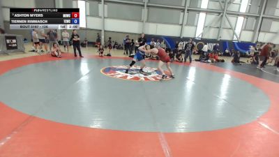 126 lbs Quarters - Ashton Myers, Mat Demon Wrestling Club vs Tiernen Rimmasch, Tri Cities Wrestling Club