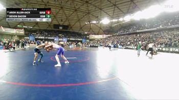 Boys 4A 144 lbs Cons. Round 1 - Devon Bacon, Issaquah vs Aron Allen-Jack, Rogers (Puyallup)