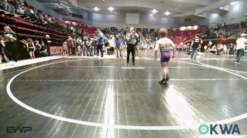 55 lbs Consi Of 4 - NashAllen Garrett, Barnsdall Youth Wrestling vs Weston Gordineer, Buck Pride Wrestling