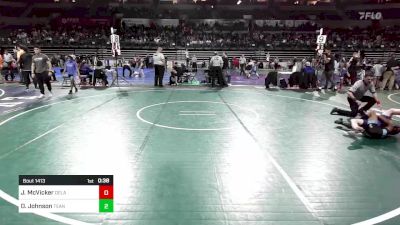 80 lbs Round Of 32 - Joshua McVicker, Delaware Valley Rams vs Orian Johnson, Teaneck Wrestling