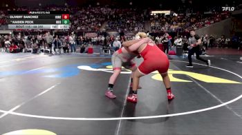 4A 285 lbs Champ. Round 1 - Olivert Sanchez, Homedale vs Kaiden Peck, Weiser