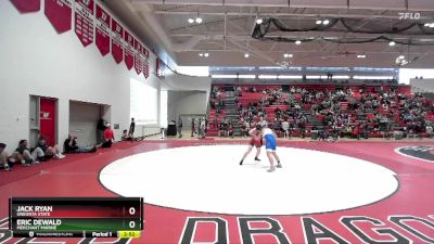 184 lbs Quarterfinal - Jack Ryan, Oneonta State vs Eric DeWald, Merchant Marine