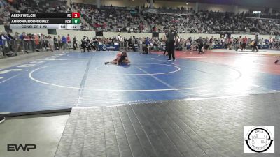 92 lbs Consi Of 8 #2 - Alexi Welch, Putnam City vs Aurora Rodriguez, Putnam City West