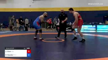 125 kg Consi Of 8 #1 - Zach Elam, Tiger Style Wrestling Club vs Ricardo Rosalez, Texas