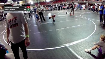 59 lbs 7th Place Match - Carter Rodriguez, Shelton Kids Wrestling vs Eliaz Brandl, MWC Wrestling Academy