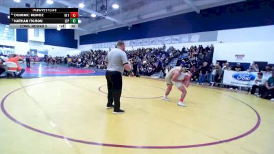 126 lbs Cons. Round 2 - Dominic Munoz, Northview vs Nathan Itchon, Poly/Long Beach