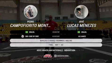 José Lucas Menezes ALLIA vs Pedro Campofiorito Monteiro 2025 ADCC Brazilian Nationals