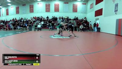 130 lbs Quarterfinal - Ile Wilmoth, Green vs Kai Gaetjens, Mogadore