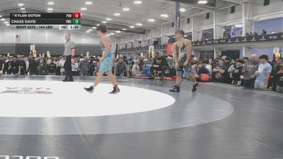144 lbs Quarters - Kylan Ooton, Prodigy Elite Wrestling vs Chase Davis, Perrysburg Wrestling Club