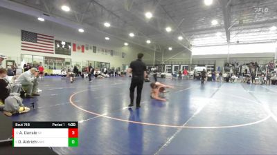 118 lbs Cons. Round 3 - Allen Dansie, Salt Lake City vs Deklen Aldrich, Middleton WRESTLING CLUB