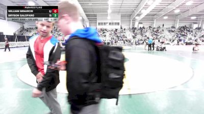 120 lbs Round Of 64 - William Minarcik, NJ vs Bryson Galofaro, VA