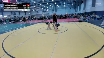 86 lbs Cons. Round 4 - Rylan Oberbeck, West Texas Grapplers Wrestling Club vs Caegan Konetski, Legacy Wrestling Club