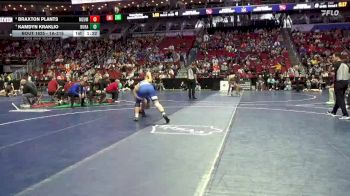 1A-215 lbs 3rd Place Match - Kamdyn Kraklio, Durant vs Braxton Plants, Montezuma