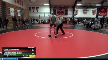 195 lbs Quarterfinal - Josh Glendening, Mediapolis vs Jackson Rheingans, Dubuque Hempstead