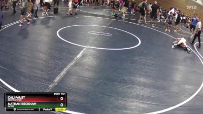 70 lbs Champ. Round 1 - Nathan Beckham, OCRTC vs Cali Faust, RED WAVE WC
