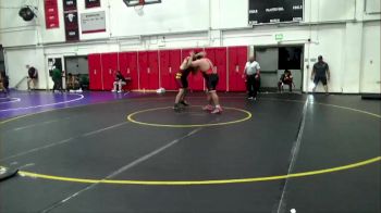 285 lbs 5th Place Match - Alejandro Scolari, Palomar College vs Peyton Reiser, Sacramento City College