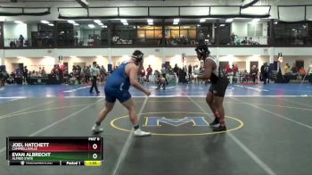285 Freshman/Soph 1st Place Match - Joel Hatchett, Campbellsville vs Evan Albrecht, Alfred State