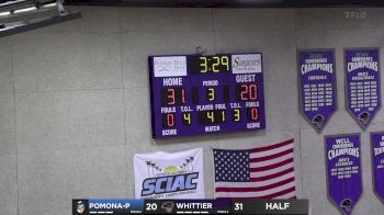 Replay: Pomona-Pitzer vs Whittier | Feb 27 @ 7 PM