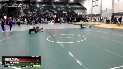 133 lbs Champ. Round 1 - Joseff Rivera, Otero Junior College vs Chanry Morm, Trinidad State