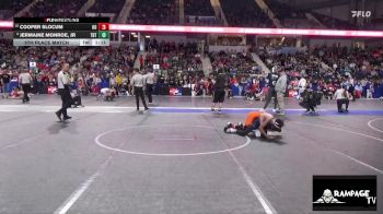 88 lbs 5th Place Match - Jermaine Monroe, Jr, Topeka Blue Thunder vs Cooper Slocum, Ogden`s Outlaws
