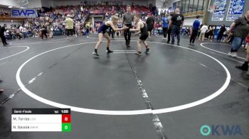 75 lbs Semifinal - Maddox Torres, Lexington Wrestling Club vs Nathan Savoie, American Killer Bees