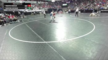 D2-132 lbs 3rd Place Match - Westin Ingham, Amery vs Sawyer Ostrum, Nekoosa/Assumption/Port Ed.