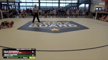 J-1 lbs Round 1 - Ella McGonegle, North Liberty Wrestling Club vs Grace Keltner, Empire Academy