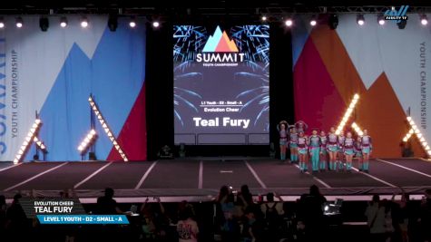 Evolution Cheer - Teal Fury [2025 L1 Youth - D2 - Small - A Day 2] 2025 The Youth Summit