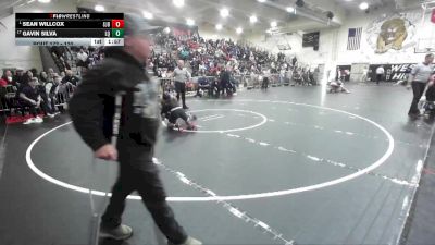 120 lbs Champ. Round 2 - Sean Willcox, St. John Bosco vs Gavin Silva, La Quinta/LQ