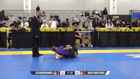 Jadeya Sway Reber vs Eliza Carvalho Nascimento 2024 World IBJJF Jiu-Jitsu No-Gi Championship