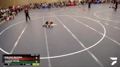 59-66 lbs Quarterfinal - Maddox Meyer, Minnesota vs Emiliano Becerra, St. Francis Gladiators