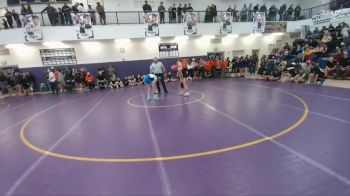 105 lbs Champ. Round 1 - Adalyn Waltjen, Lovell Middle School vs Autumn Kleinfeldt, Powell Middle School