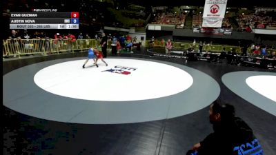 85 lbs Cons. Semis - Evan Guzman vs Austin Nova, Redwood Wrestling Club