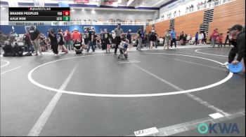 49 lbs Consi Of 8 #2 - Braden Peoples, Piedmont Youth vs Axle Roe, Lone Grove Takedown Club