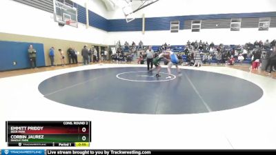 165 lbs Cons. Round 2 - Corbin Jaurez, Shadle Park vs Emmitt Priddy, Deer Park