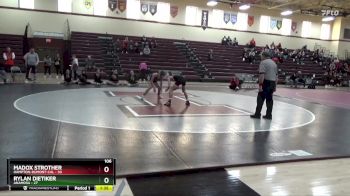 106 lbs Round 3 (4 Team) - Madox Strother, Hampton-Dumont-CAL vs Rylan Dietiker, Anamosa