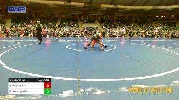 101 lbs Consi Of 16 #2 - Easton Weidner, 2TG vs Griffin Sensintaffar, Cowboy Wrestling Club