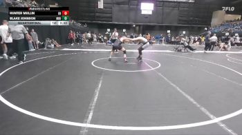 184 lbs Quarterfinal - Hunter Mullin, Unattached vs Blake Johnson, Missouri Baptist University