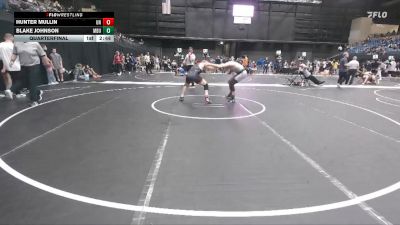 184 lbs Quarterfinal - Hunter Mullin, Unattached vs Blake Johnson, Missouri Baptist University
