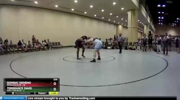 220 lbs Round 1 (10 Team) - Dominic Demeno, Brawlers Elite vs Terrrance Davis, Ohio Titan Blue