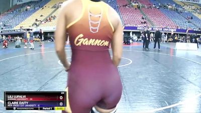 155 lbs Round 2 (3 Team) - Ariana Gonzalez, Gannon University vs Apryl Coffman, New Jersey City University