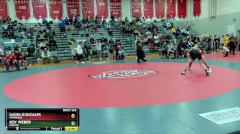 126 lbs Cons. Round 4 - Aadin Gonzales, Montrose vs Koy Weber, Meeker