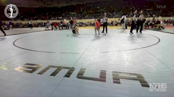 5A - 100 lbs Quarterfinal - Lizzy Hernandez, TECUMSEH vs Ashly Johnson, POTEAU