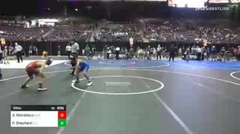 89 lbs Quarterfinal - Aiden Robideaux, War Hammer Wrestling vs Parker Shepherd, Elite Force Wrestling Club