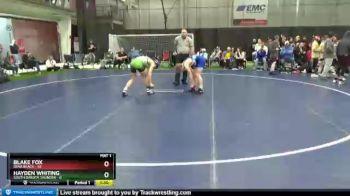 120 lbs Round 1 (6 Team) - Blake Fox, Iowa Black vs Hayden Whiting, South Dakota Thunder
