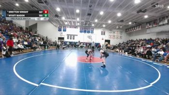 132 lbs 3rd Place Match - Dreyton Wright, Cheyenne East vs Wyatt Mason, Thunder Basin High School